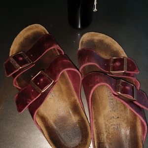 Birkenstock 'Arizona' Leather, Soft footbed, Sz 41